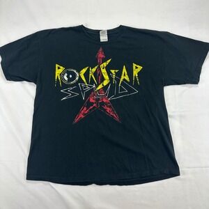 Rockstar Spud Impact Wrestling‎ Men's Black Graphic Tour T Shirt XL